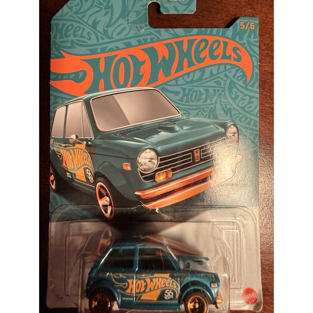 HOT WHEELS 56TH ANNIVERSARY CUSTOM '70 HONDA N600 5/6.  $4